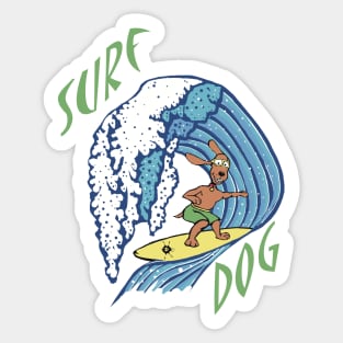 Surf Dog-summer Sticker